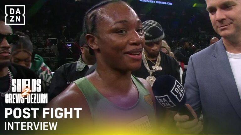 Claressa Shields REACTS After Win and Wants Shadasia Green NEXT! | Post Fight Interview