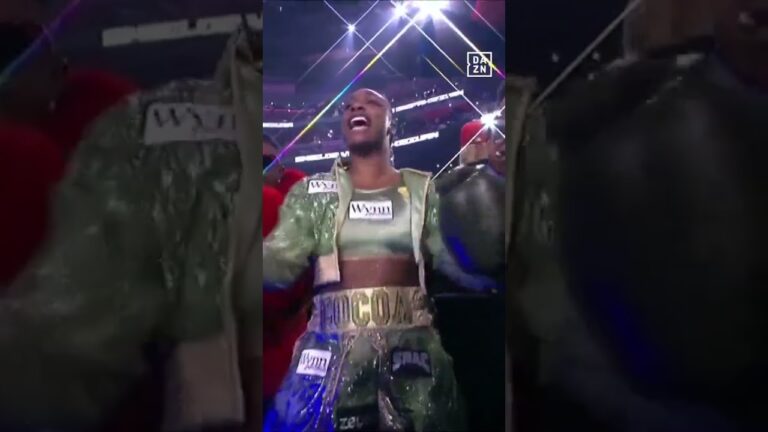 THE GWOAT MAKES HER RING WALK IN DETRIOT #shorts