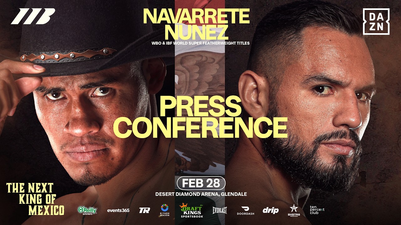 Emanuel Navarrete Vs Sugar Nunez | Press Conference *LIVE* | Matchroom Boxing