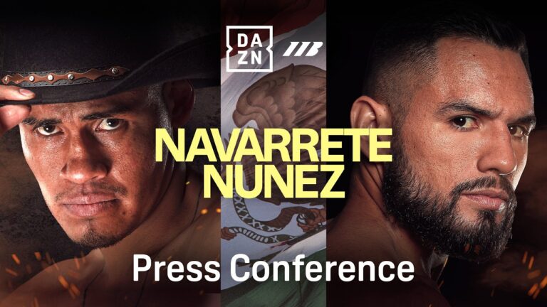 EMANUEL NAVARRETE VS. SUGAR NUNEZ PRESS CONFERENCE LIVESTREAM