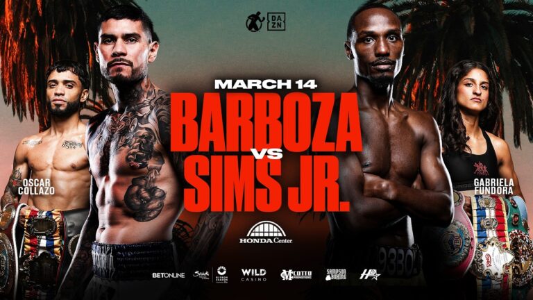 ARNOLD BARBOZA JR. AND KENNETH SIMS JR. SET FOR HIGH-STAKES CLASH IN CANâ€™T-MISS MAIN EVENT ON DAZN!