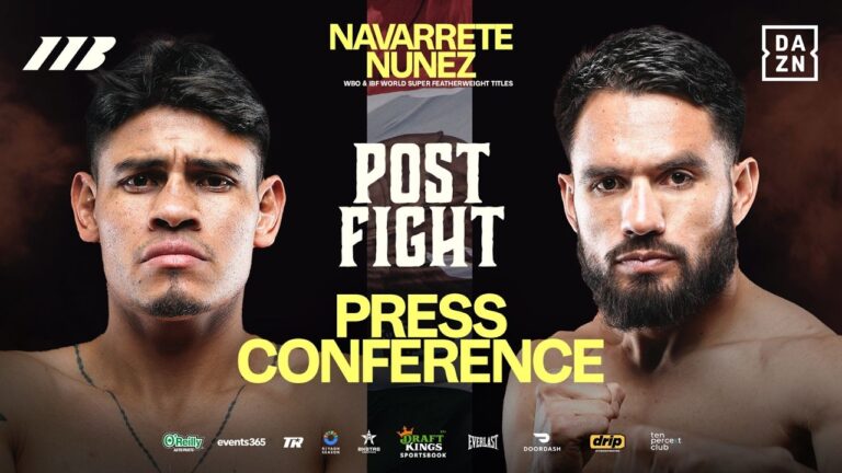 Emanuel Navarrete Vs Sugar Nunez | Post Fight Press Conference *LIVE* | Matchroom Boxing
