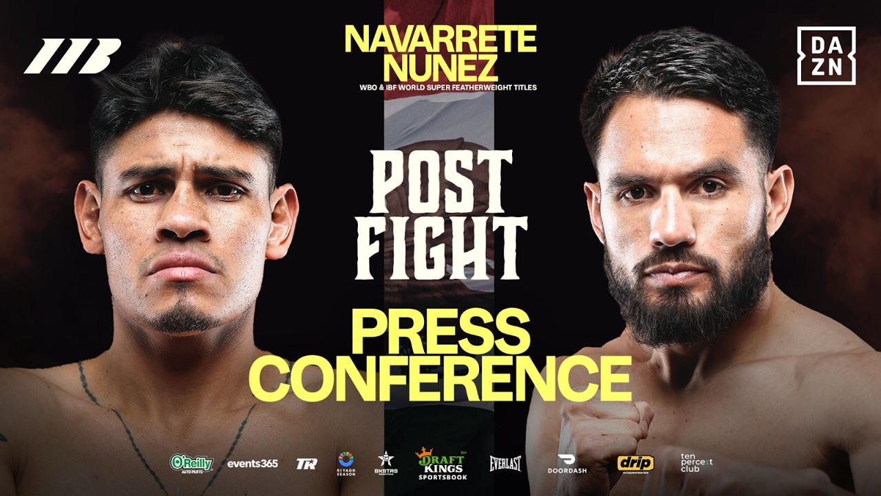Emanuel Navarrete Vs Sugar Nunez | Post Fight Press Conference *LIVE* | Matchroom Boxing