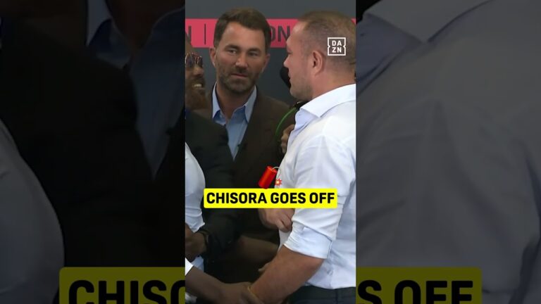 Derek Chisora POPPED OFF at Kubrat Pulev at their rematch final press conference face-off 😱