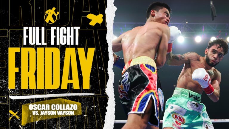 Full Fight | Oscar Collazo vs. Jayson Vayson | Boxingâ€™s most exciting champions at 105 lbs. 🇵🇷🥊