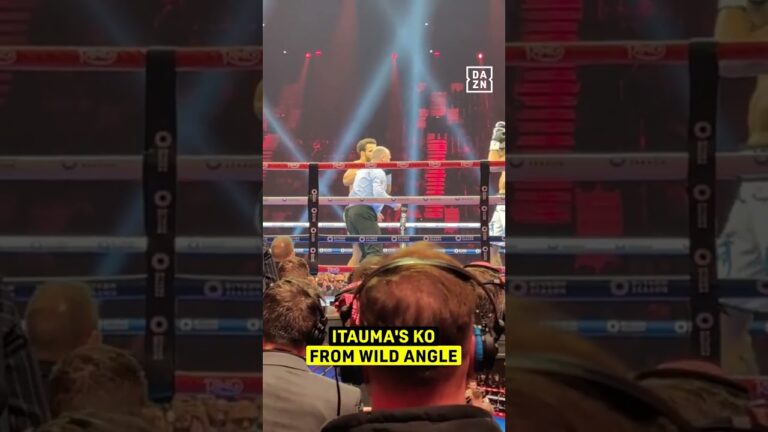 Moses Itauma's impact is UNDENIABLE in this angle of his Demsey McKean KO 😮‍💨