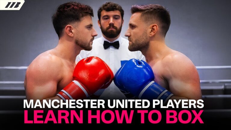 Undefeated KO artist Pat Brown trains with Manchester United stars | Matchroom Boxing