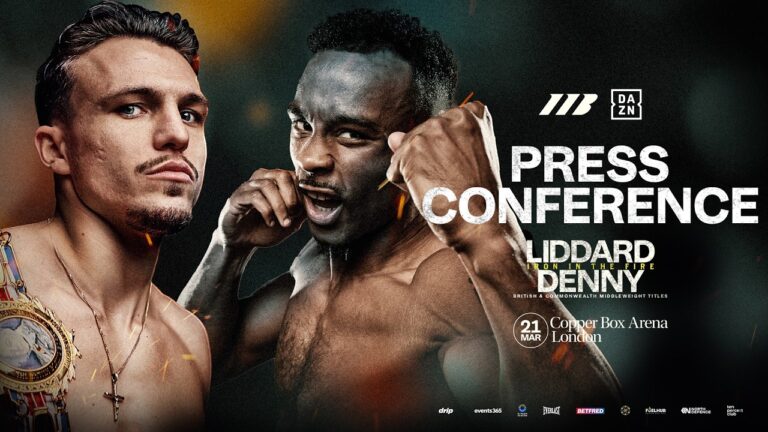 George Liddard Vs Tyler Denny | Press Conference *LIVE* | Matchroom Boxing