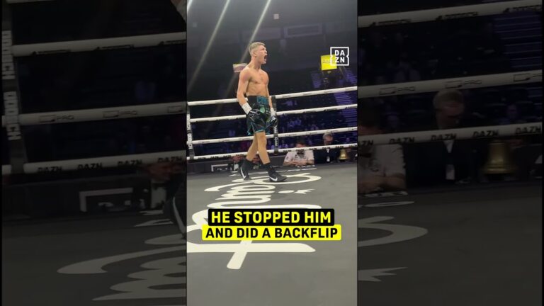 HE STOPPED HIM AND DID A BACKFLIP #shorts