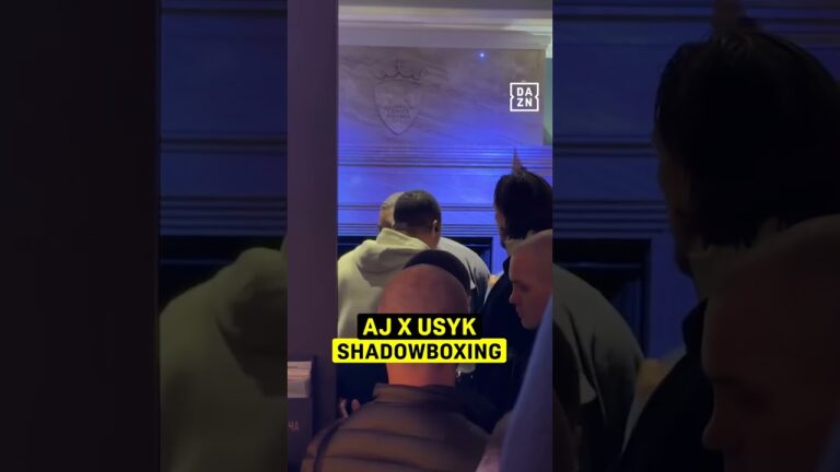 Anthony Joshua and Oleksandr Usyk are throwing hands again 😅