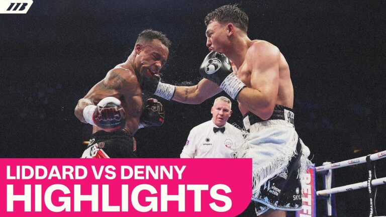 George Liddard beats Tyler Denny in Middleweight Thriller | Matchroom Boxing
