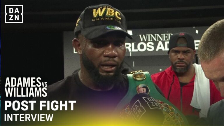 Carlos Adames SHUT DOWN Ammo Williams | Post Fight Interview