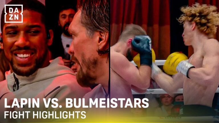 Anthony Joshua & Oleksandr Usyk Watch KO | Daniel Lapin vs. Kristaps Bulmeistars Full Fight