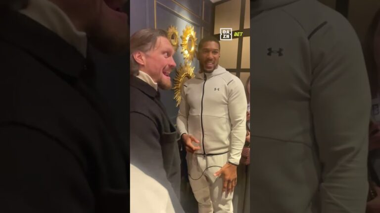 Anthony Joshua really enjoyed Oleksandr Usyk’s hospitality in Kiev 🔥
