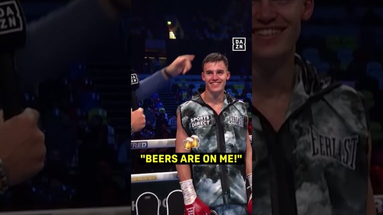 Eddie Hearn promises BEERS for all of the Taylor Bevan fans after brilliant KO 😂