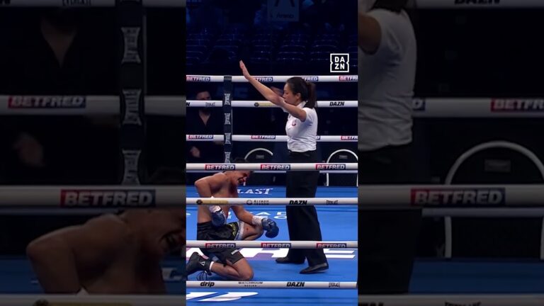 Taylor Bevan with a sickener of a bodyshot KO in round 2 💥