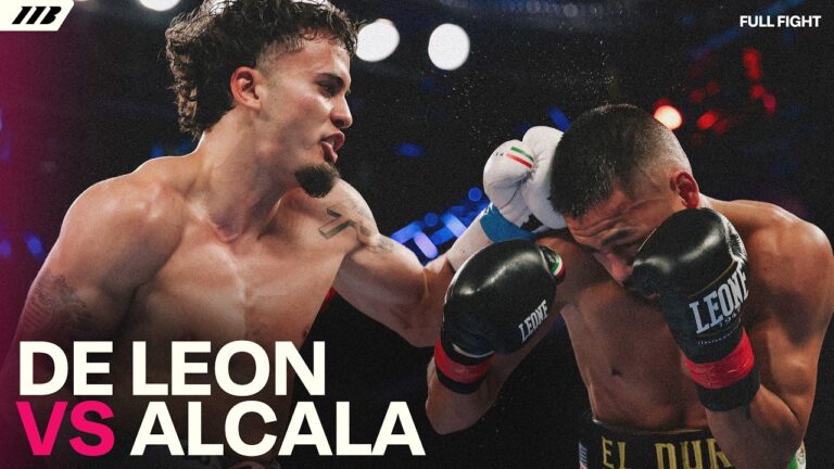 Carlos De Leon Vs Damian Alcala | Full Fight | Matchroom Boxing
