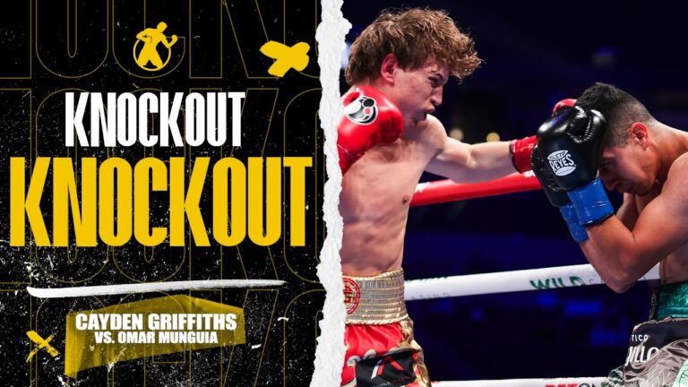 KO | Cayden Griffiths vs. Omar Munguia | The power is real 🥊💥