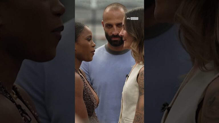 UNSEEN HEAD TO HEAD FOOTAGE 🚨 Caroline Dubois with some very fiery words for Terri Harper 💬  #boxing