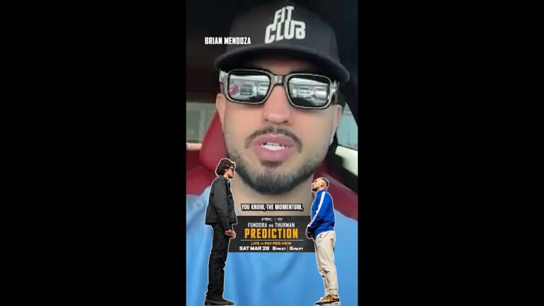 Brian Mendoza Makes His Pick for Fundora vs Thurman