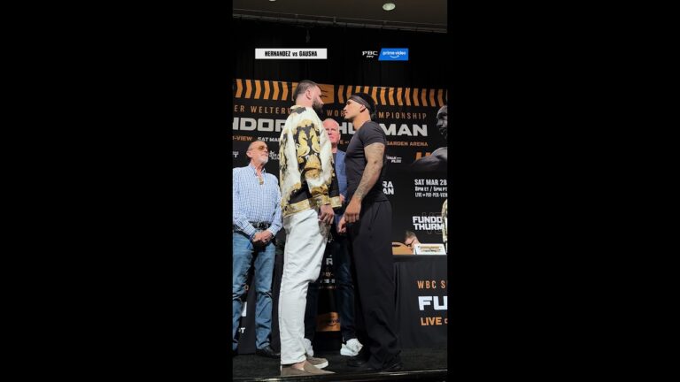 Fighters Face Off at the Final Press Conference | #FundoraThurman