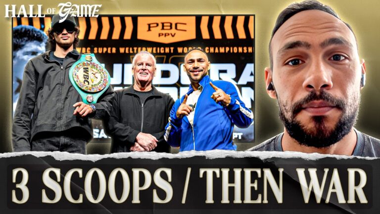Keith Thurman: “I Got 3 Scoops… Then I Went to WAR”