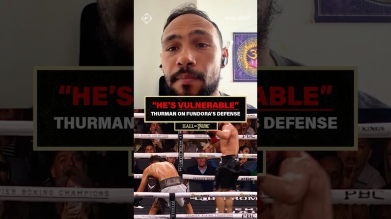Keith Thurman’s been studying the tape 🧠👀