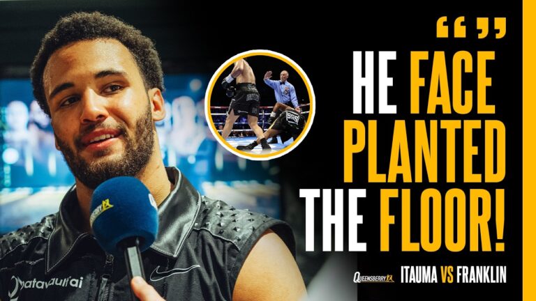 Moses Itauma IMMEDIATE REACTION to STATEMENT KNOCKOUT 🔥