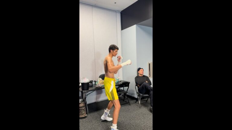 The Towering Inferno is ready for war. 🥊