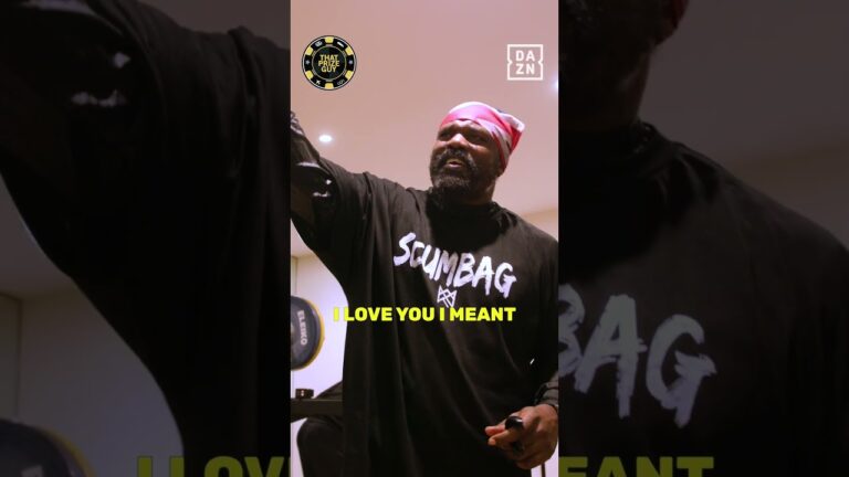 “Keep On Loving You!” Derek Chisora is the HAPPIEST man when he trains 😂❤️