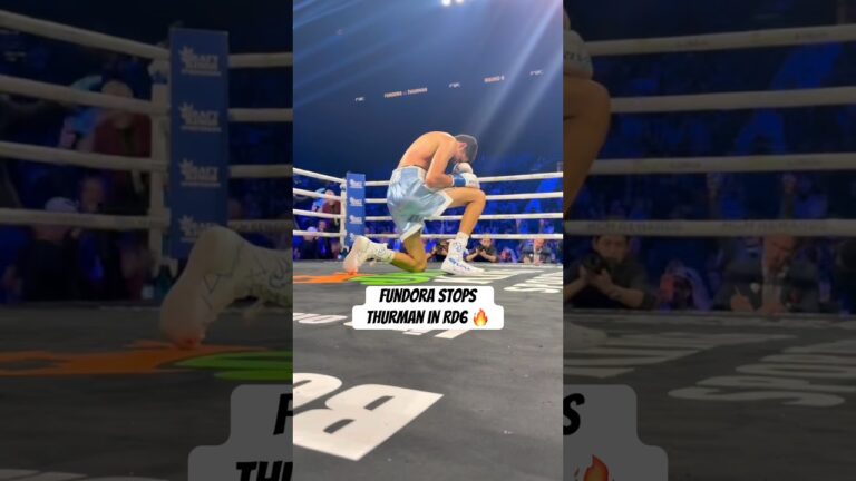 Fundora Dominates and Stops Thurman in RD6