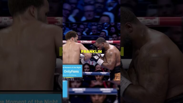 How Moses Itauma made Jermaine Franklin walk into a BRUTAL uppercut 😮‍💨 #ItaumaFranklin