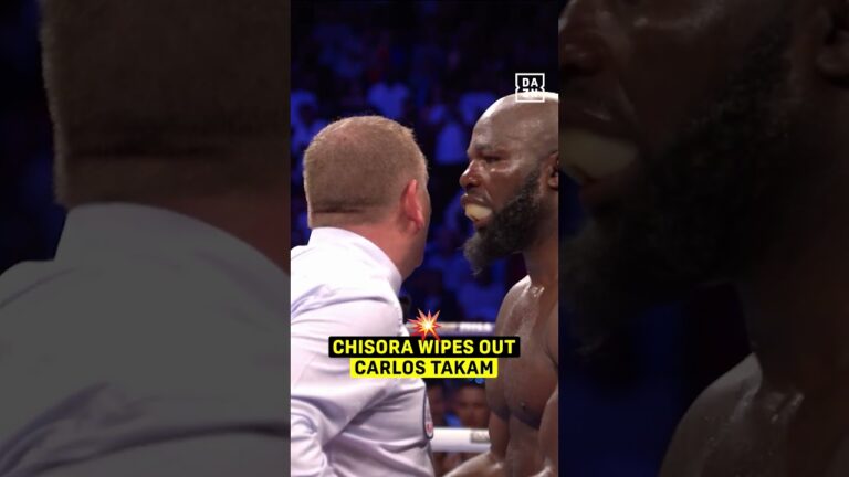 Derek Chisora’s most iconic O2 moment when he WIPED OUT Carlos Takam 💥