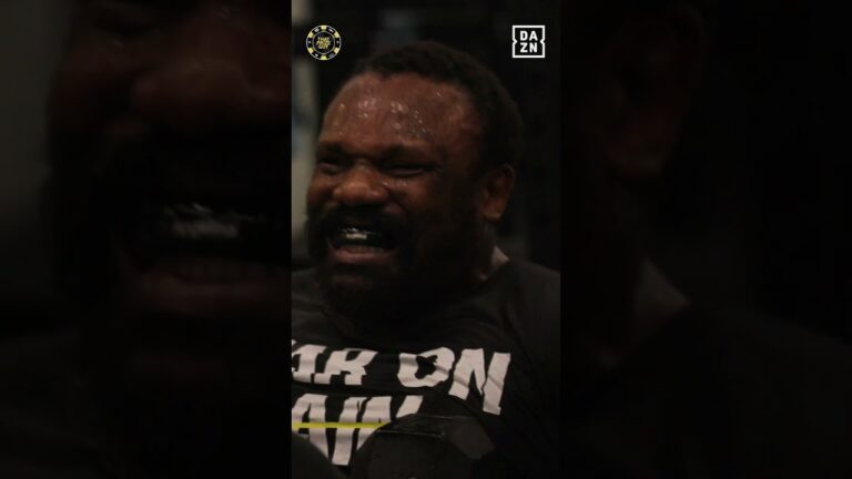 Derek Chisora putting in the WORK! 💪