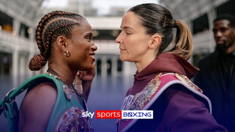 Caroline Dubois and Terri Harper face-off at Olympia ahead of Sunday grudge match