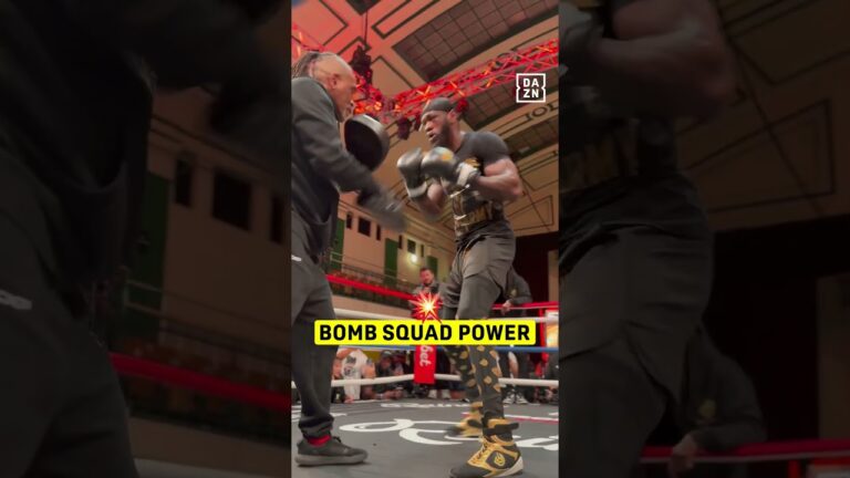 It’s LIGHTS OUT if Deontay Wilder connects clean on Derek Chisora 😳💥 #shorts