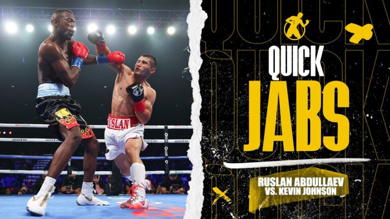 Quick Jabs | Ruslan Abdullaev vs. Kevin Johnson | This young prospect is on the rise 🇺🇿