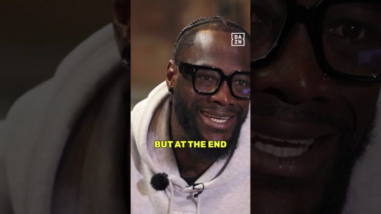 A raw and emotional interview with Deontay Wilder ahead of his fight against Derek Chisora #shorts