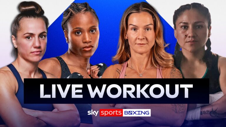 LIVE WORKOUT! | Dubois v Harper & Scotney v Flores