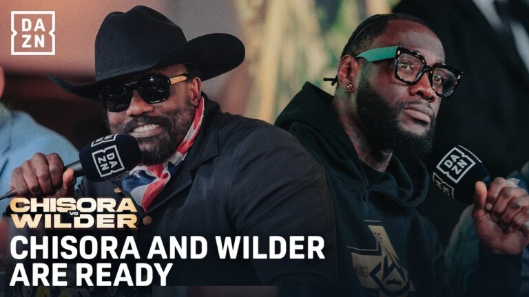“F*** IT LET’S GOOO!!!” Derek Chisora and Deontay Wilder are READY to go at it!