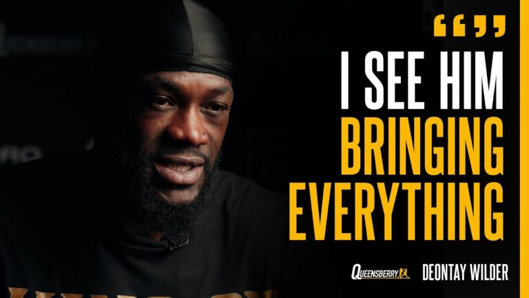 “I NEED SOMONE LIKE DEREK” – Deontay Wilder predicts WAR for his upcoming fight with Derek Chisora⚔️