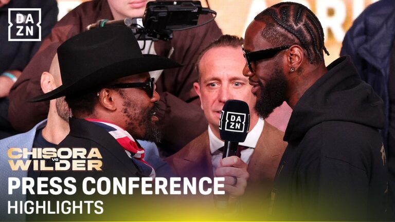 Derek Chisora vs. Deontay Wilder | Press Conference Highlights