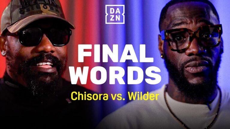 FINAL WORDS before it all goes down | Derek Chisora vs Deontay Wilder