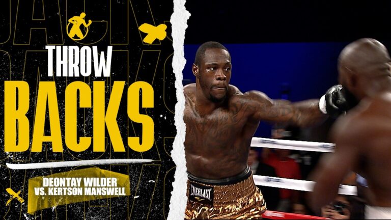 Throwback | Deontay Wilder vs. Kertson Manswell | Young Wilder wasted no time 💥