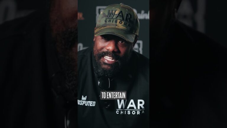 “Forget your problems and enjoy the fight” 👏 Derek Chisora want a special night for his final fight