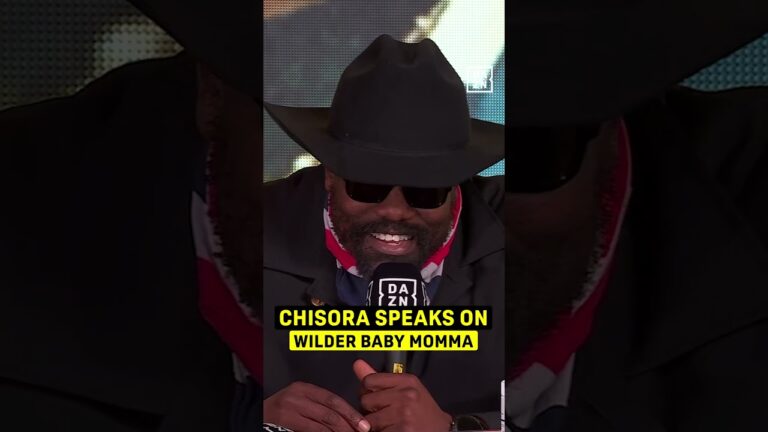 Derek Chisora speaks on Wilder’s baby momma incident #shorts