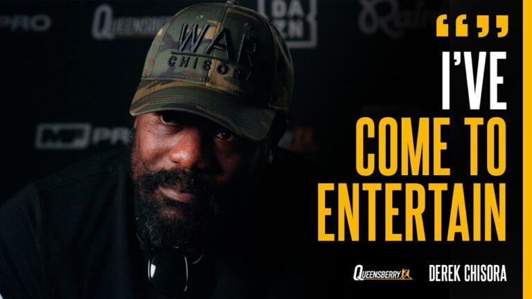 “FORGET YOUR PROBLEMS, AND ENJOY THE FIGHT” – Derek Chisora want a special night for his final fight