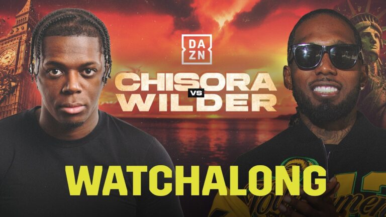 DEREK CHISORA VS. DEONTAY WILDER WATCHALONG LIVESTREAM