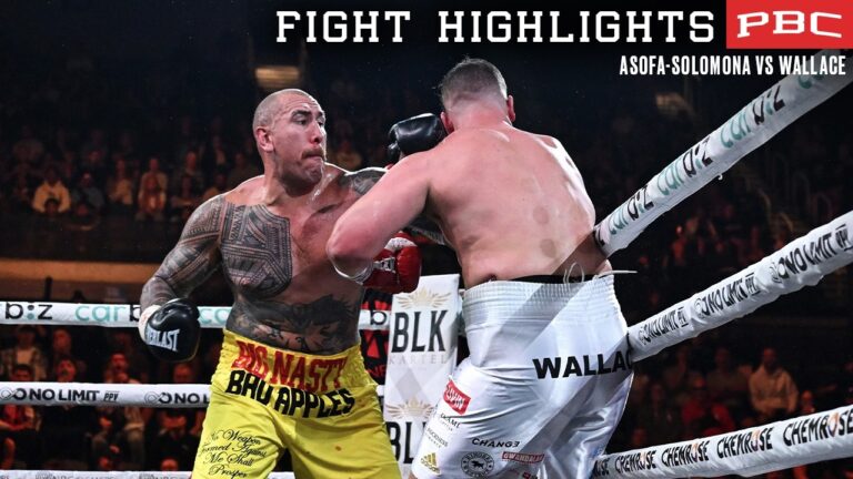 PBC FIGHT HIGHLIGHTS: Asofa-Solomona vs Wallace | APRIL 4, 2025