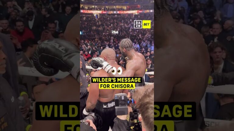 “Way To Retire Baby!” Deontay Wilder’s final message to Derek Chisora